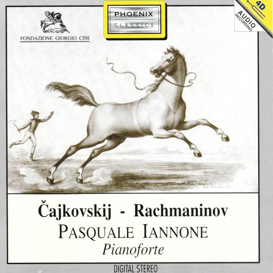 Copertina del CD Phoenix Classics / Fondazione Cini — Čajkovskij e Rachmaninov, Pasquale Iannone